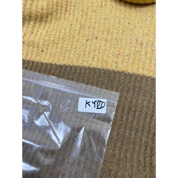 Kori America Waffle Knit Sweaters Womens Medium Cowl neck Fall Cozy Cottagecore - Picture 4 of 12